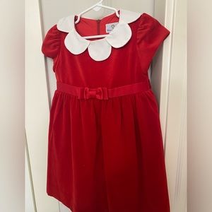 Florence Eiseman Red Velvet Dress - 4T